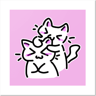 Cute cats Posters and Art